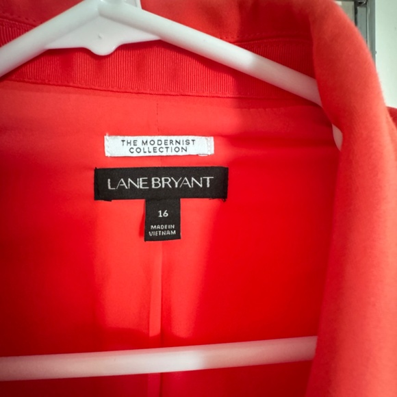 Lane Bryant The Modernist Collection Orange Jacket, Size 16 - Picture 2 of 4